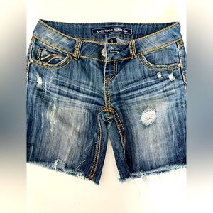 Almost Famous Distressed Denim Cutoff Shorts | Size 9